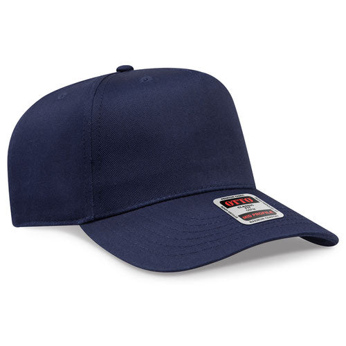 OTTO 31-069 — Baseball Cap in Navy, blank cap front view