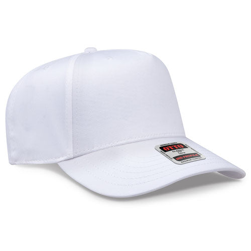 OTTO 31-069 — Baseball Cap in White, blank cap front view