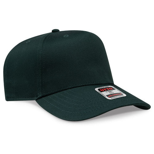 OTTO 31-069 — Baseball Cap in Dark Green, blank cap front view