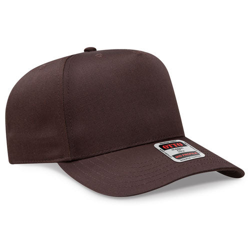 OTTO 31-069 — Baseball Cap in Dark Brown, blank cap front view
