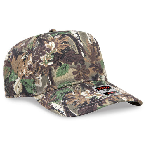 OTTO 31-069 Light Loden/Brown/Kelly camouflage cap front view